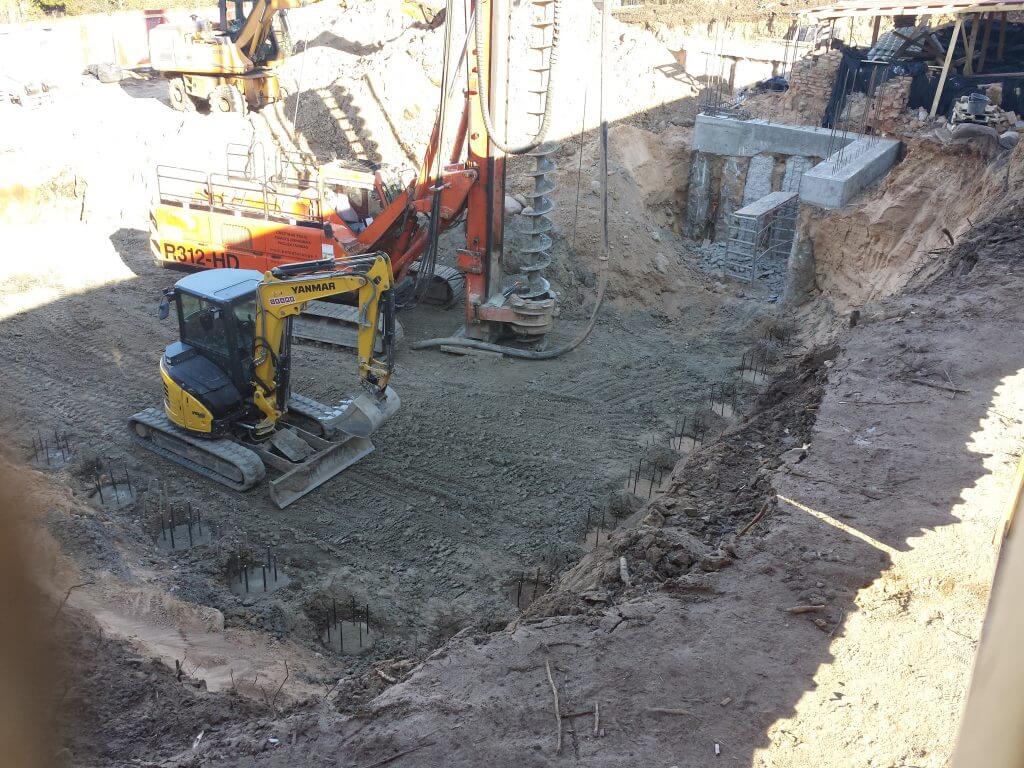 Aukštupis (Krivūlės g. 9) - Multi apartment - construction photos