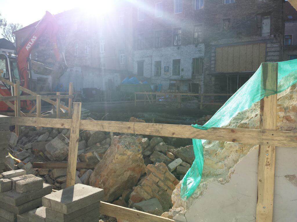 Vilniaus tarptautinės mokyklos plėtra (Rusų g. 5) - Primary and secondary education - construction photos