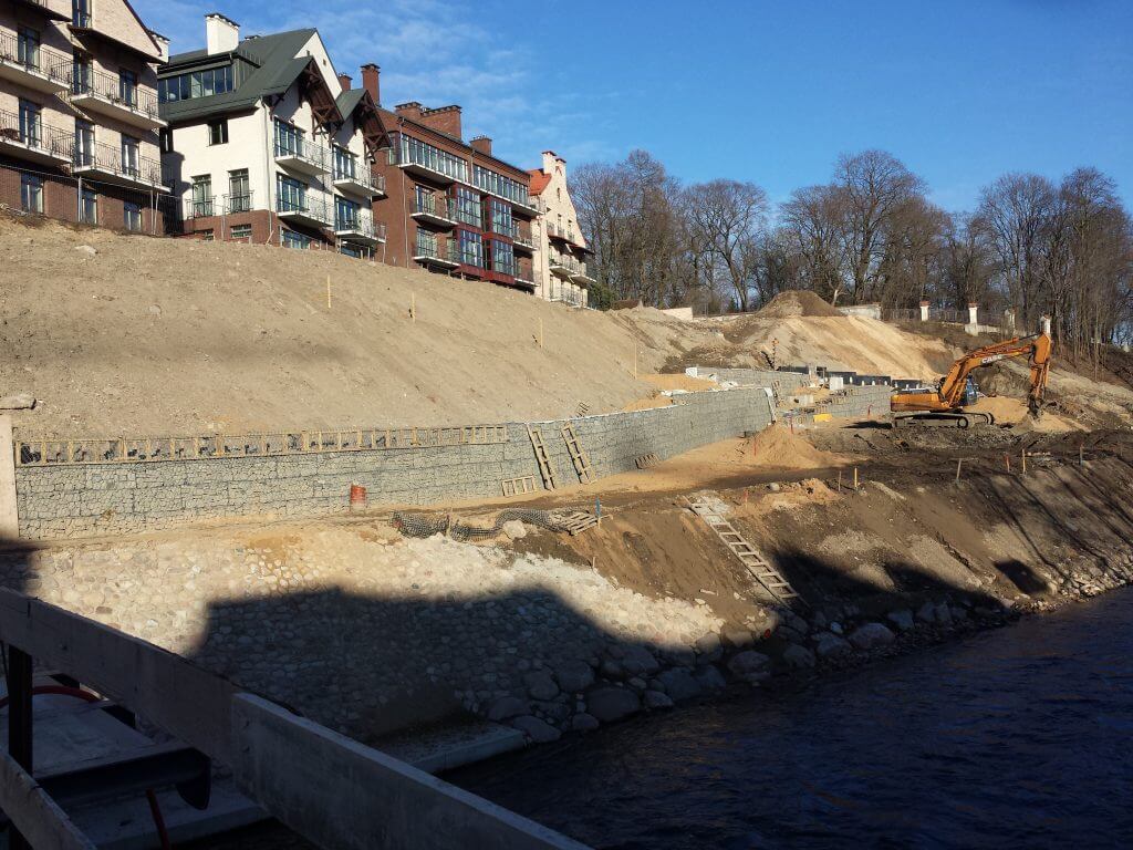 Vilnios pakrančių tvarkymas (Aukštaičių g.) - Bike path, Waterside - construction photos