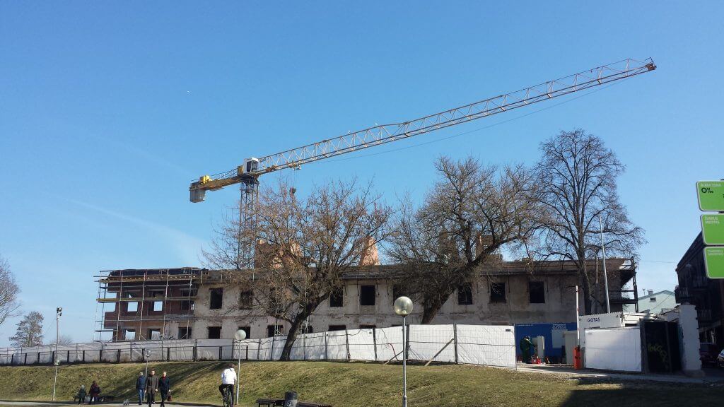 Misionierių sodai (Subačiaus g. 20) - Multi apartment - construction photos