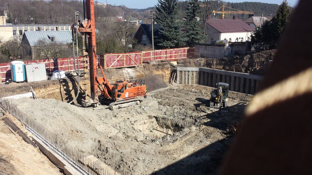 Aukštupis (Krivūlės g. 9) - Multi apartment - construction photos