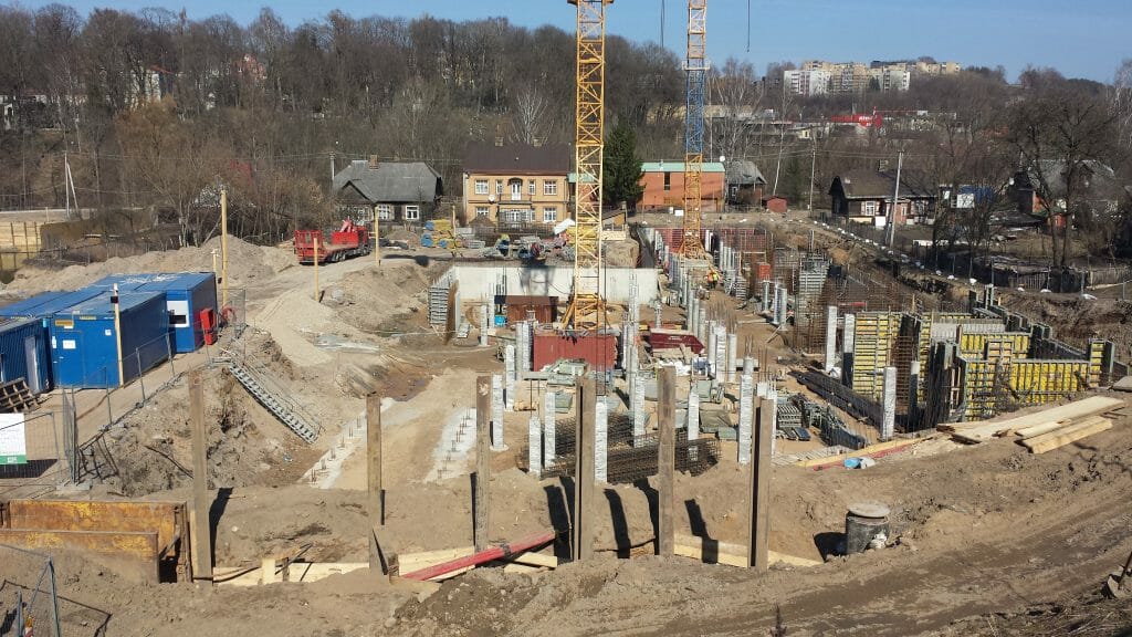 PAUPYS 7 etapas (Aukštaičių g. 19, Paupio g. 50) - Multi apartment - construction photos