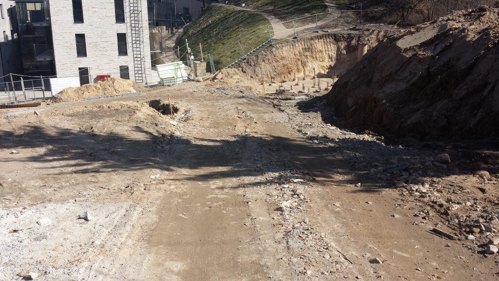 Markučių kalvos (Markučių g. 34, 34A, 36, 36A, 40) - Row housing - construction photos