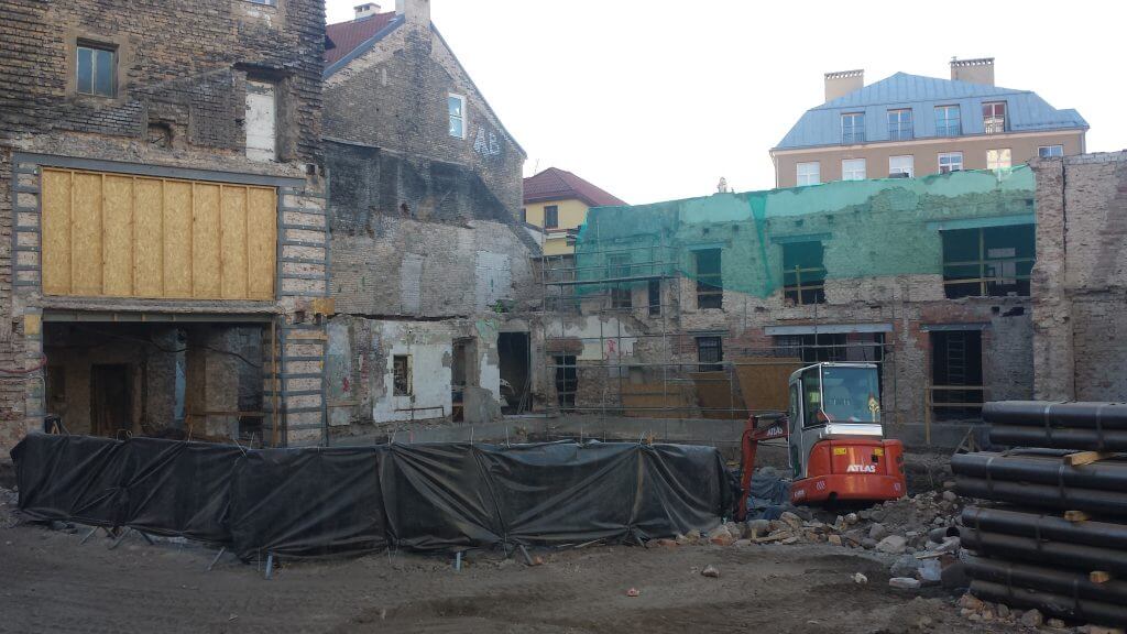 Vilniaus tarptautinės mokyklos plėtra (Rusų g. 5) - Primary and secondary education - construction photos