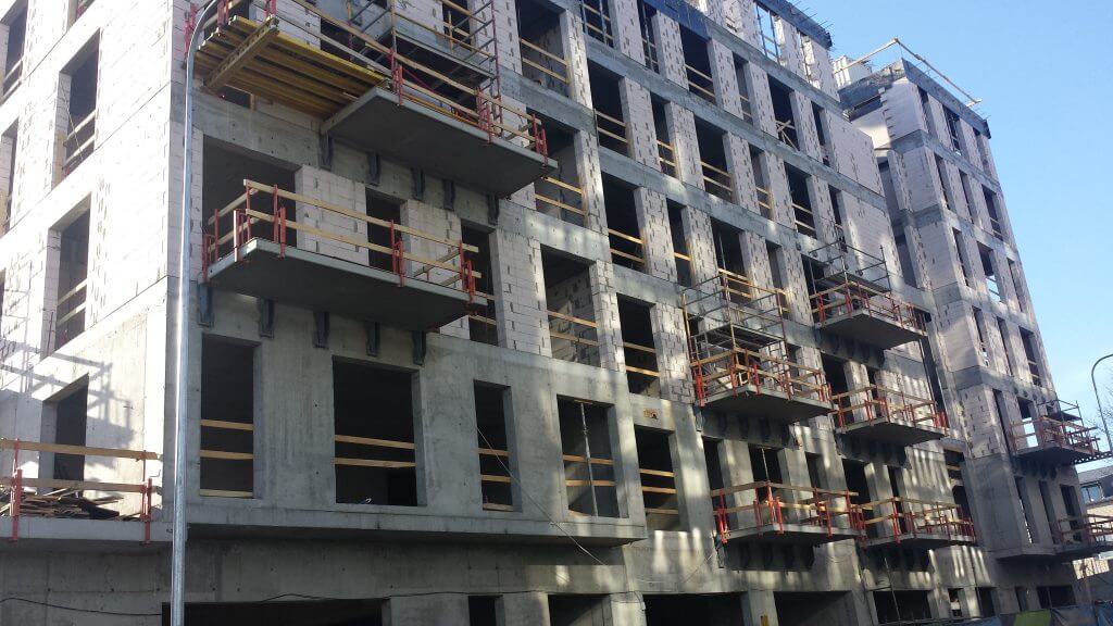 Miesto ritmu (Žalgirio g. 106A) - Multi apartment - construction photos