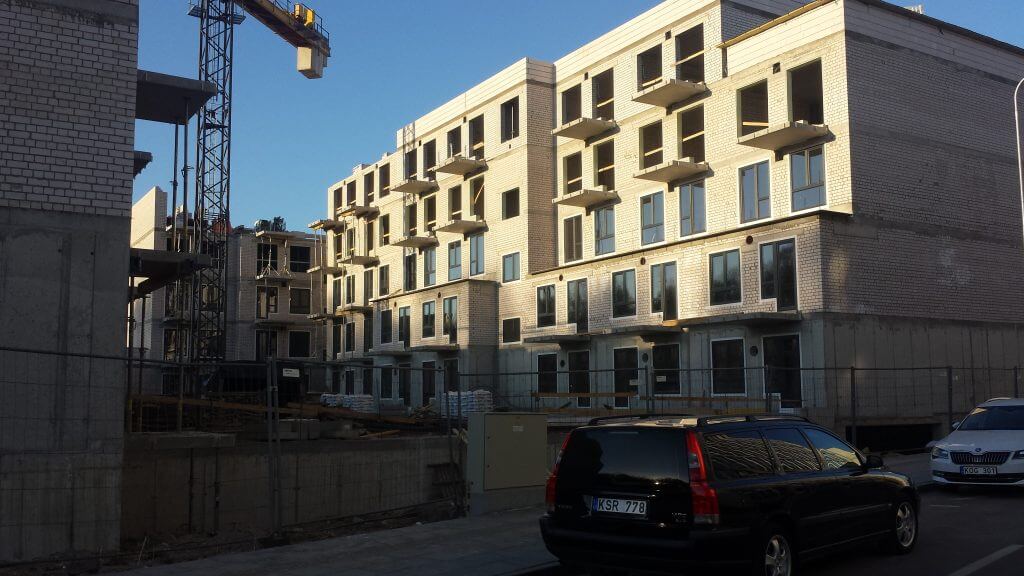 Ozo kvartetas (Jurgio Lebedžio g. 9) - Multi apartment - construction photos