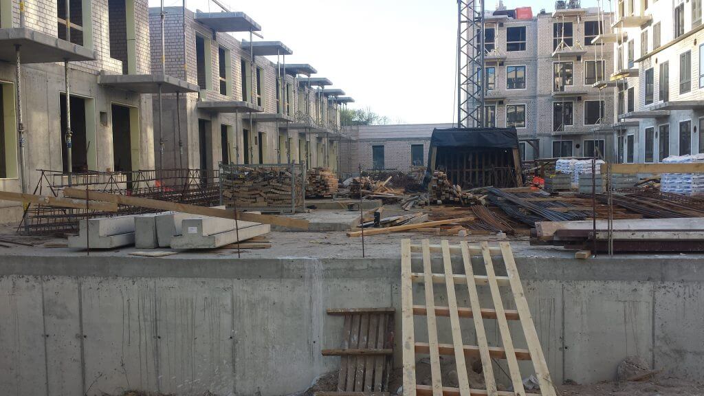 Ozo kvartetas (Jurgio Lebedžio g. 9) - Multi apartment - construction photos