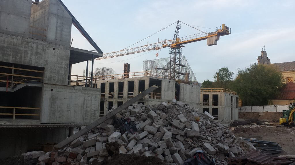 Misionierių sodai (Subačiaus g. 20) - Multi apartment - construction photos