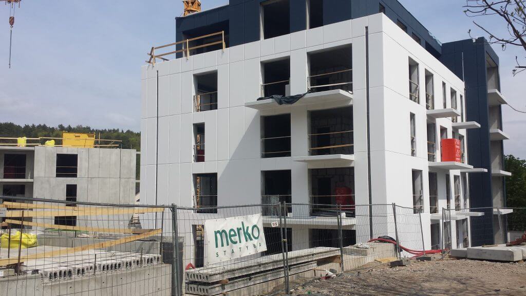 Vilnelės slėnis (Pakraščio g. 20) - Multi apartment - construction photos