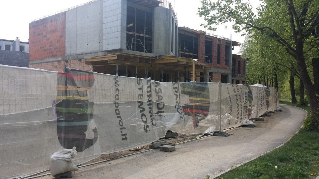 PAUPYS 1 etapas (Aukštaičių g. 4, 8) - Daugiabutis - statybų nuotraukos