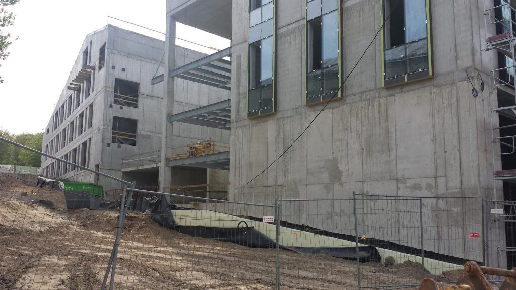 Verslo namai PAUPYS (Aukštaičių g.) - Office center - construction photos