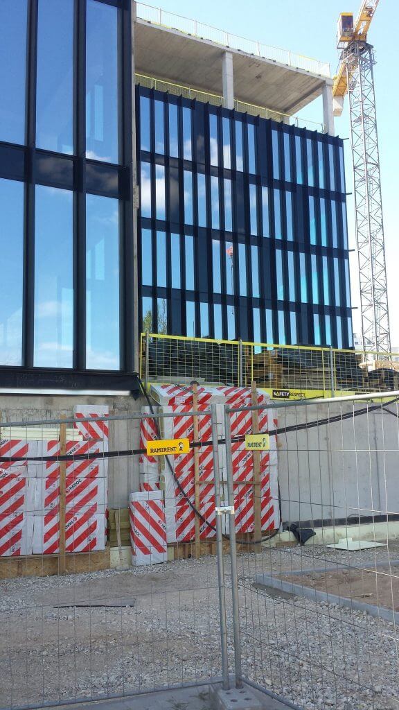 U219 (Ukmergės g. 219) - Office center - construction photos