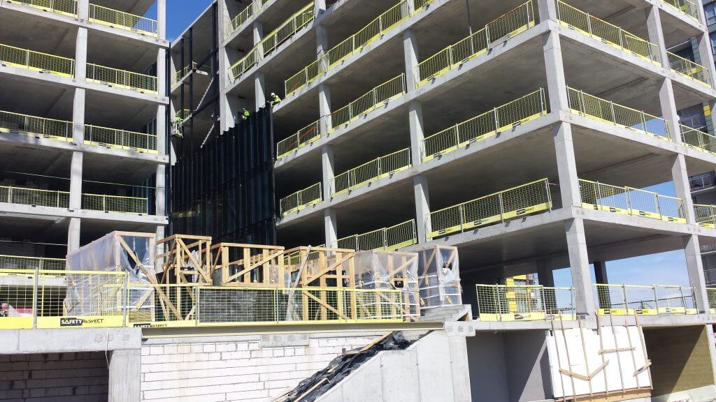 U219 (Ukmergės g. 219) - Office center - construction photos