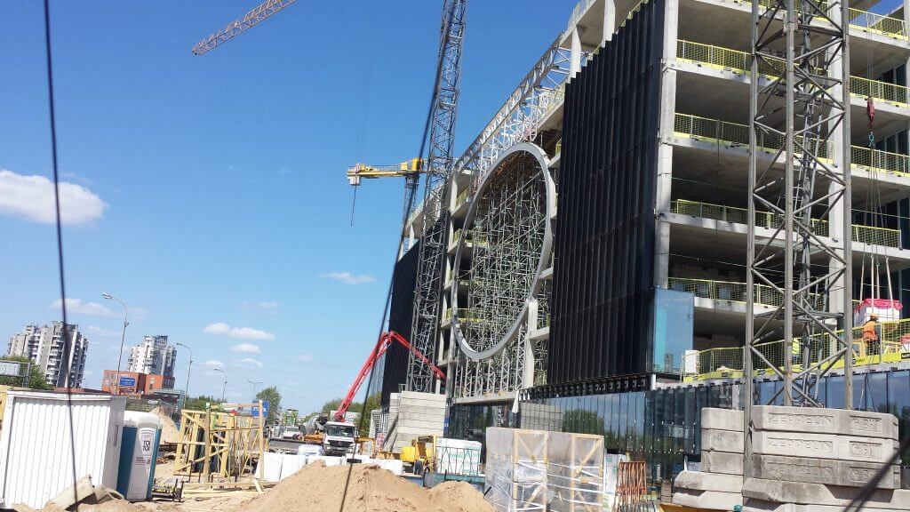 U219 (Ukmergės g. 219) - Office center - construction photos