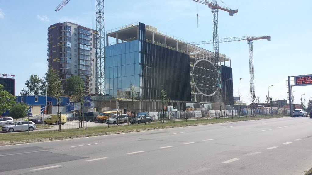 U219 (Ukmergės g. 219) - Office center - construction photos