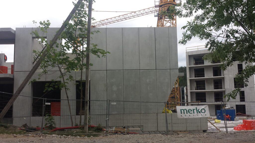 Vilnelės slėnis (Pakraščio g. 20) - Multi apartment - construction photos