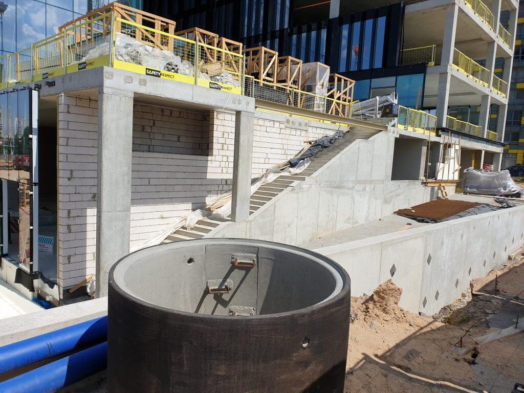 U219 (Ukmergės g. 219) - Office center - construction photos