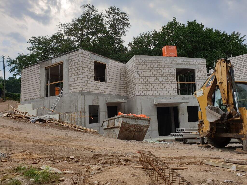 Markučių kalvos (Markučių g. 34, 34A, 36, 36A, 40) - Row housing - construction photos