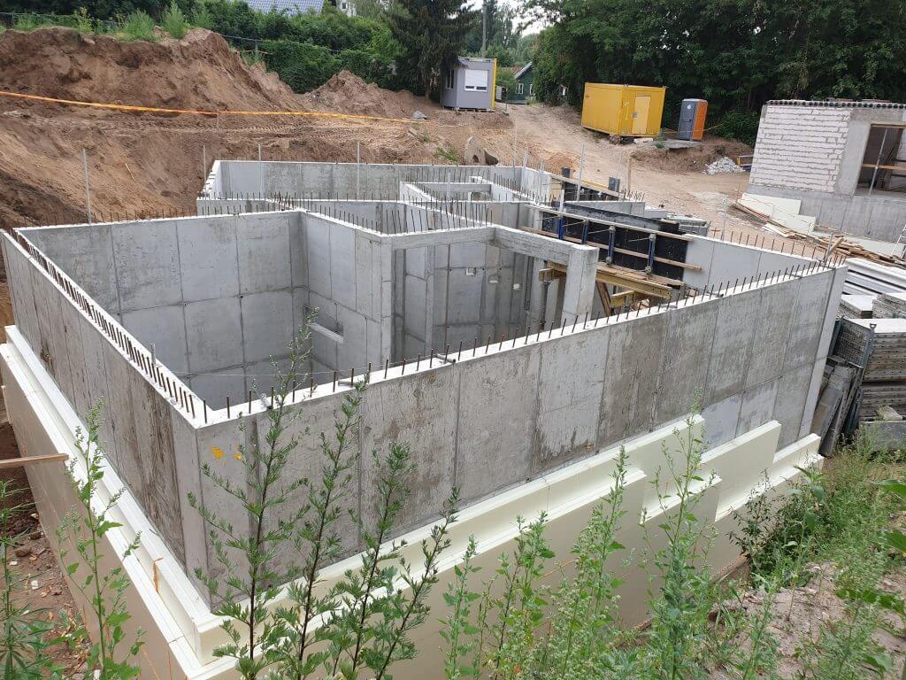 Markučių kalvos (Markučių g. 34, 34A, 36, 36A, 40) - Row housing - construction photos