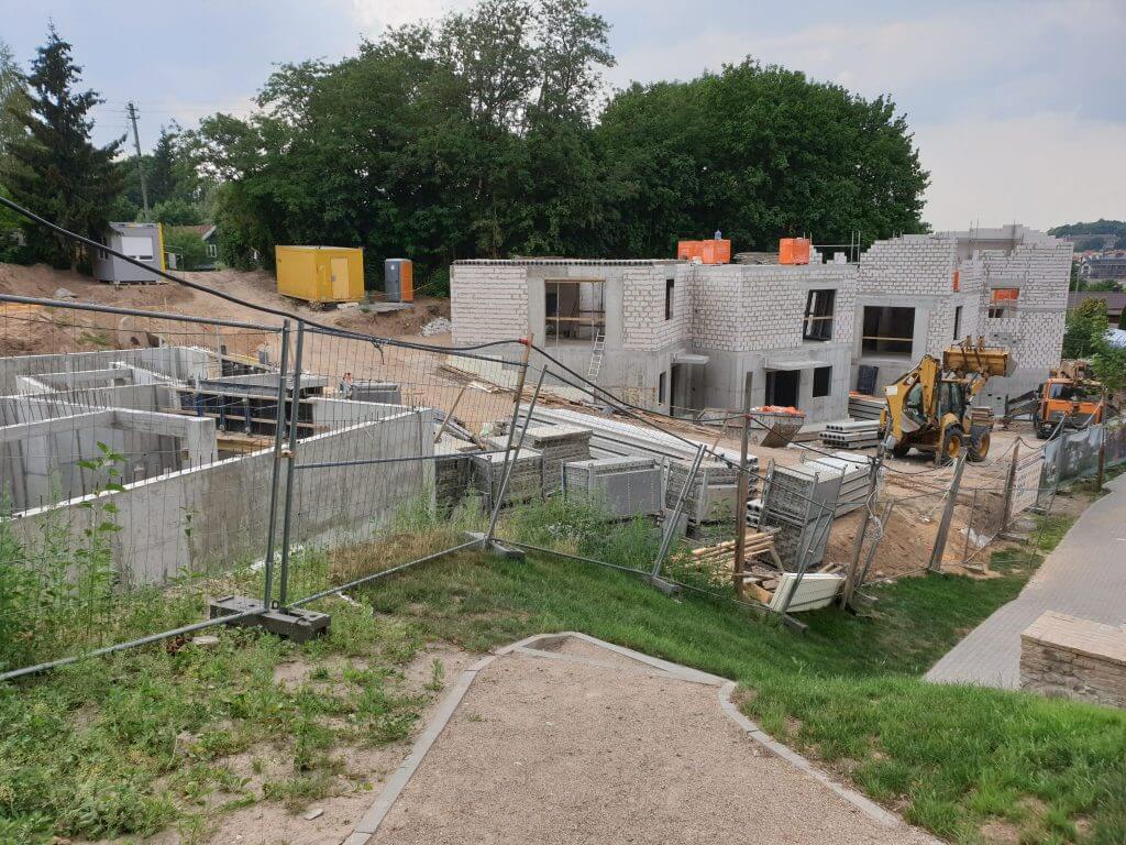Markučių kalvos (Markučių g. 34, 34A, 36, 36A, 40) - Row housing - construction photos