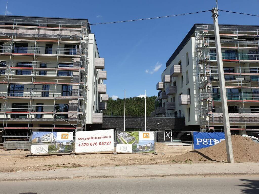 P9 (Paplaujos g. 9A) - Korterelamu - ehituse fotod