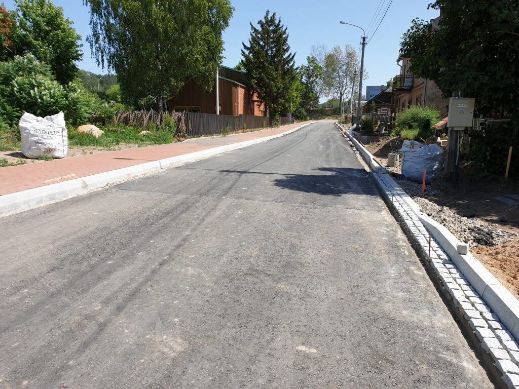 Vilnios pakrančių tvarkymas (Aukštaičių g.) - Bike path, Waterside - construction photos