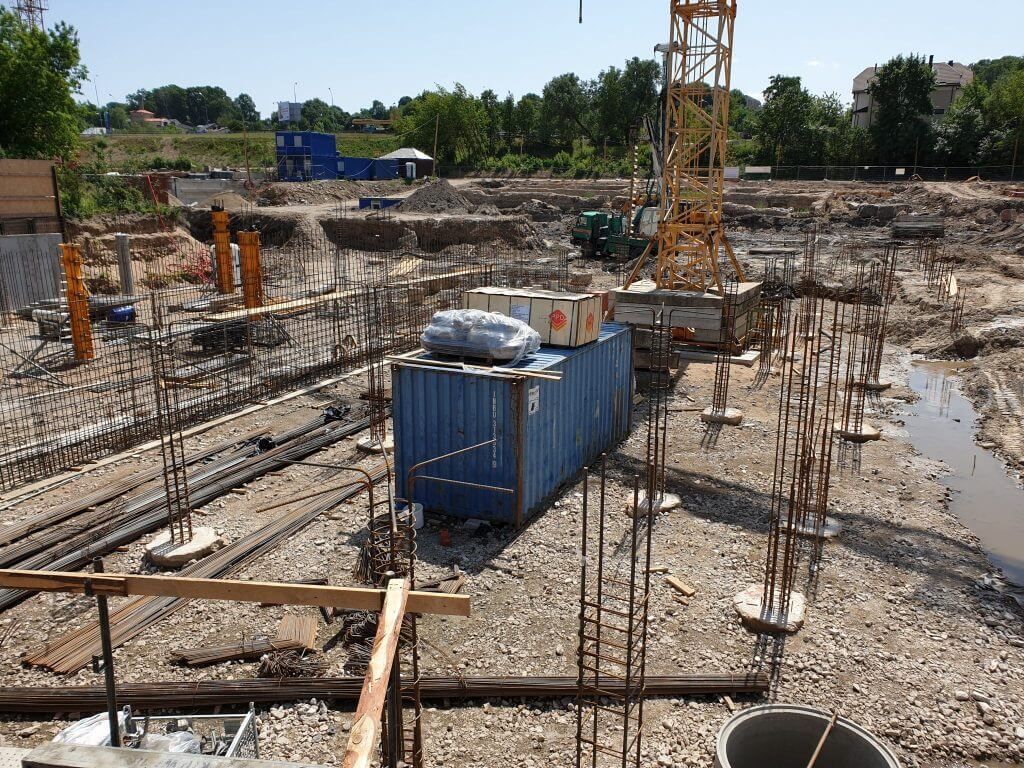 PAUPYS 7 etapas (Aukštaičių g. 19, Paupio g. 50) - Multi apartment - construction photos