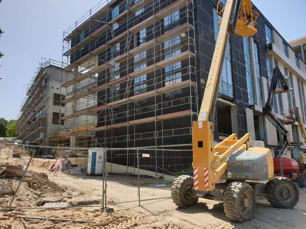 Verslo namai PAUPYS (Aukštaičių g.) - Office center - construction photos