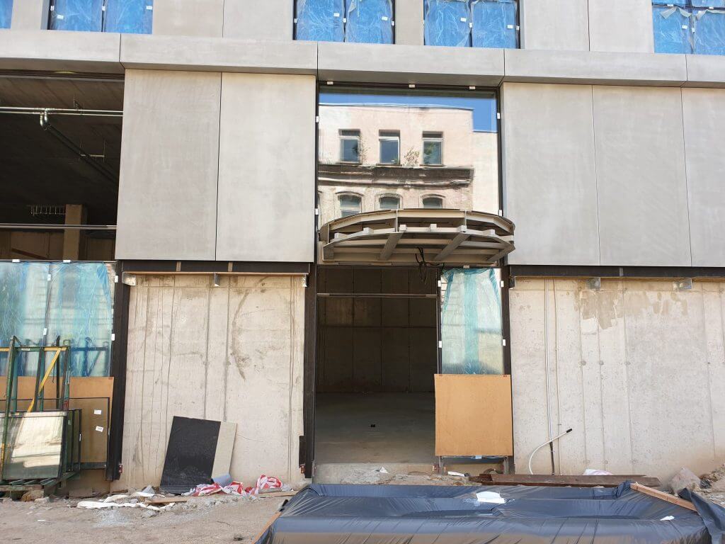 Verslo namai PAUPYS (Aukštaičių g.) - Office center - construction photos