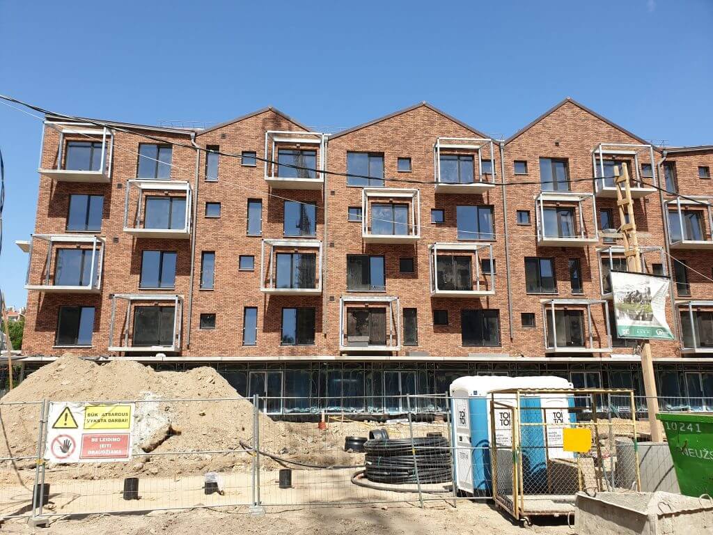 PAUPYS 3 etapas (Aukštaičių g. 12) - Multi apartment - construction photos