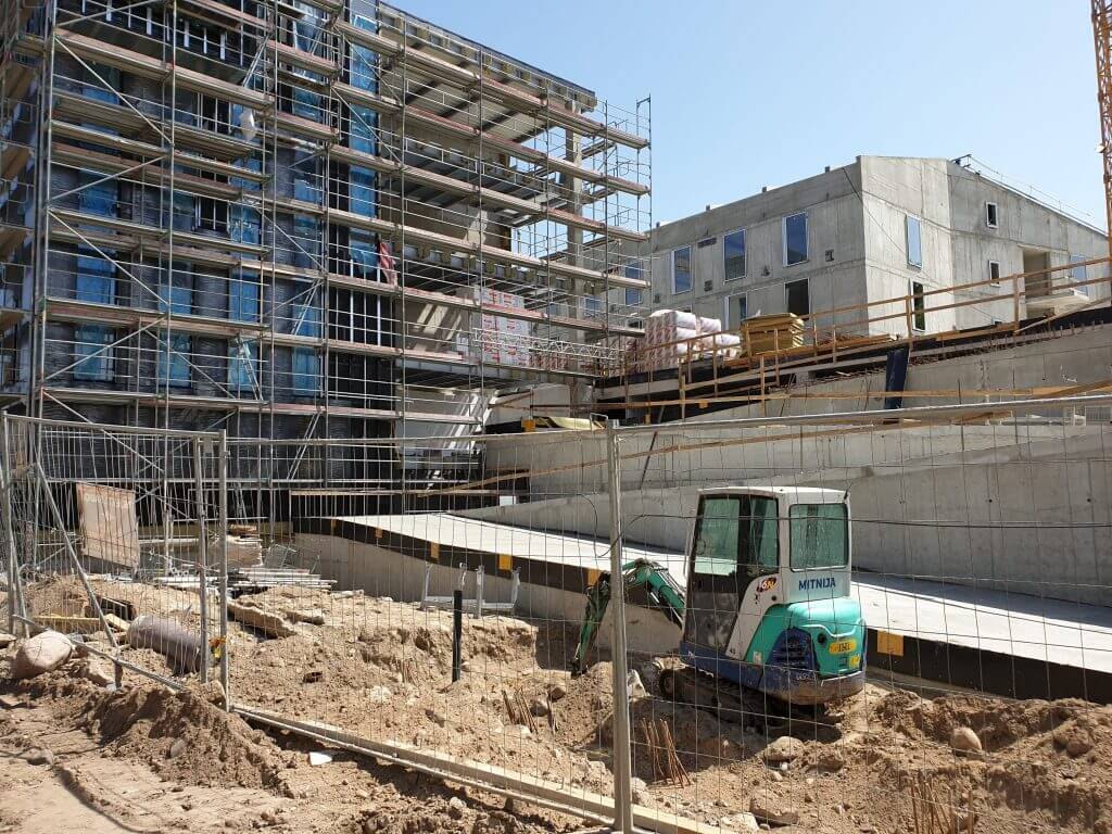 Verslo namai PAUPYS (Aukštaičių g.) - Office center - construction photos