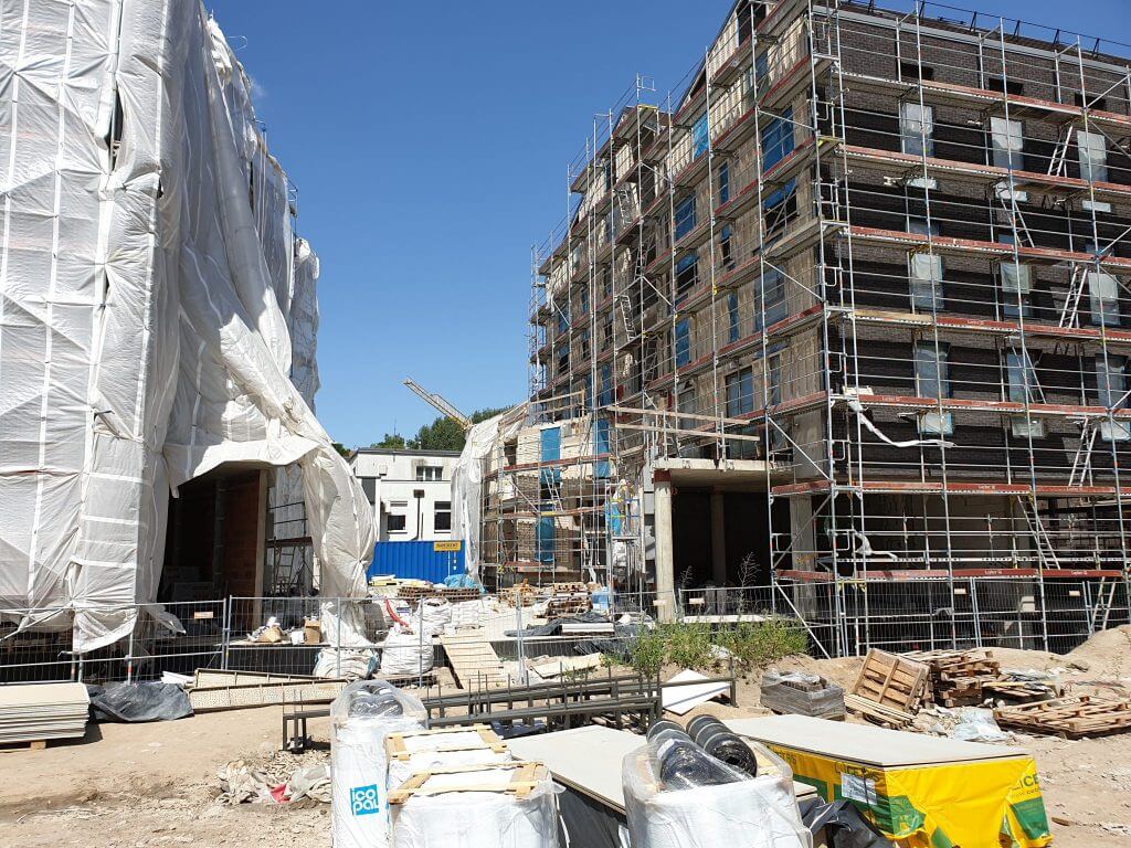 PAUPYS 1 etapas (Aukštaičių g. 4, 8) - Daugiabutis - statybų nuotraukos