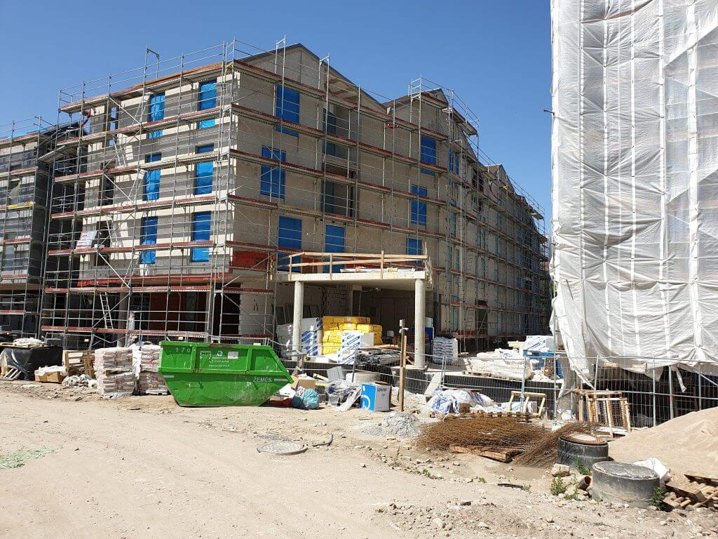 PAUPYS 1 etapas (Aukštaičių g. 4, 8) - Daugiabutis - statybų nuotraukos