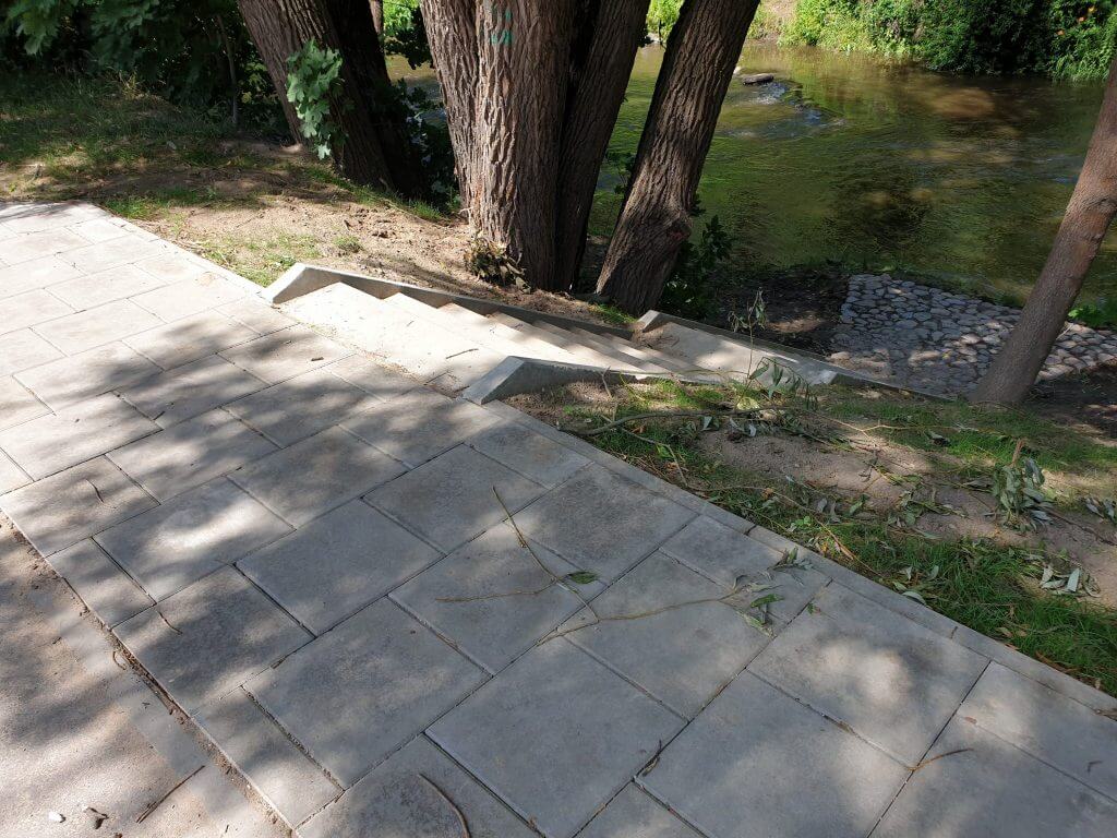 Vilnios pakrančių tvarkymas (Aukštaičių g.) - Bike path, Waterside - construction photos