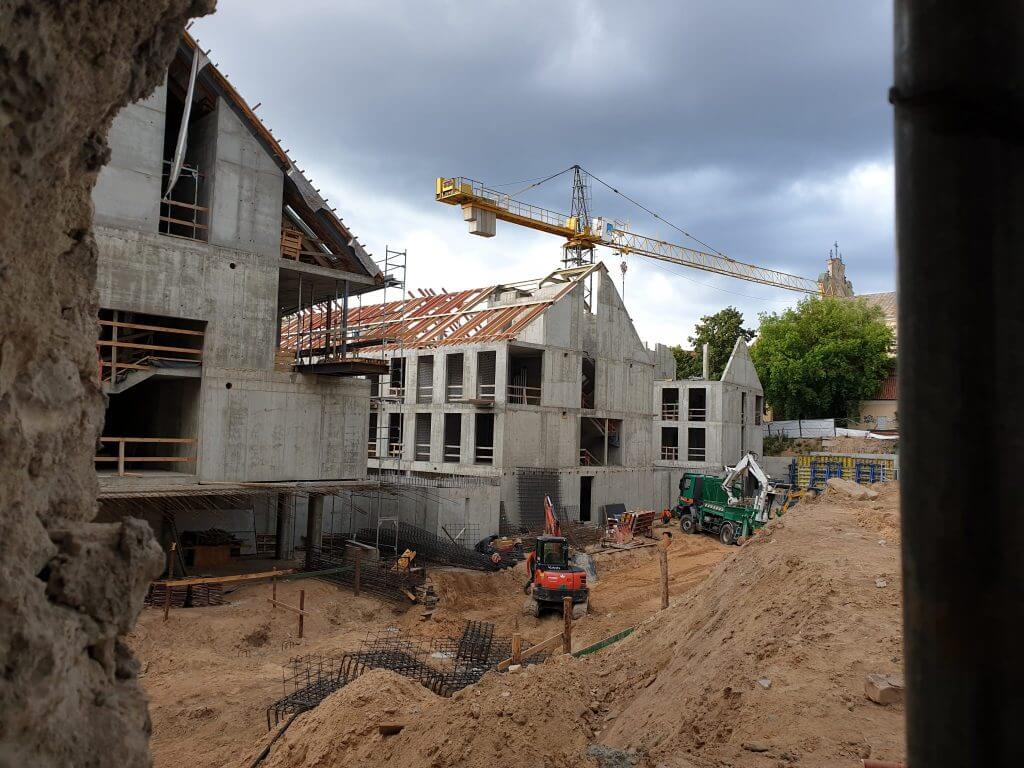 Misionierių sodai (Subačiaus g. 20) - Multi apartment - construction photos
