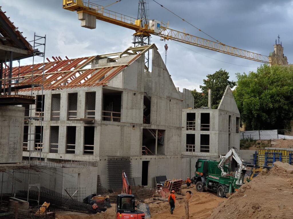 Misionierių sodai (Subačiaus g. 20) - Multi apartment - construction photos