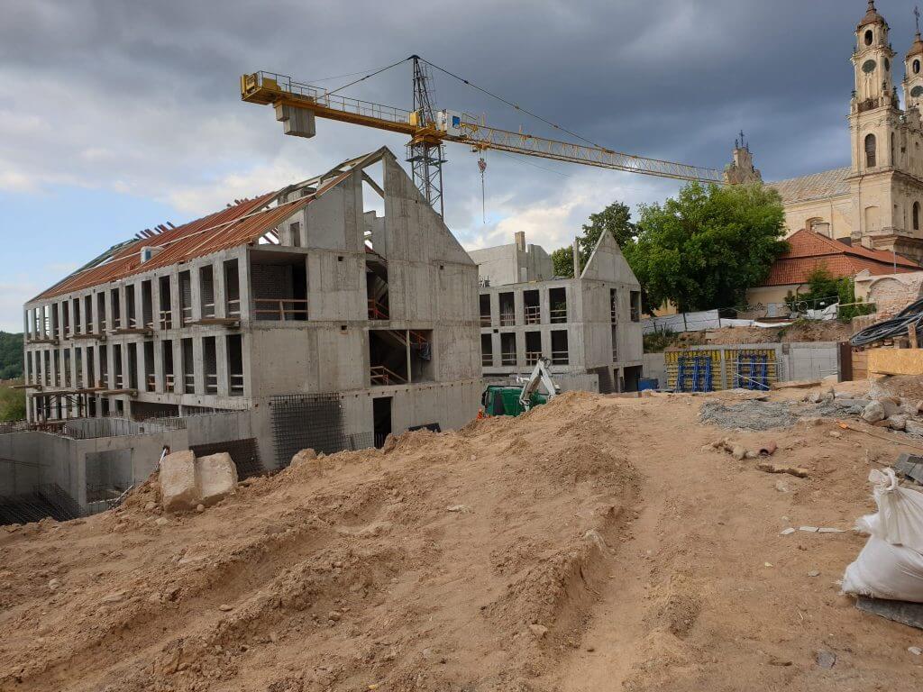 Misionierių sodai (Subačiaus g. 20) - Multi apartment - construction photos