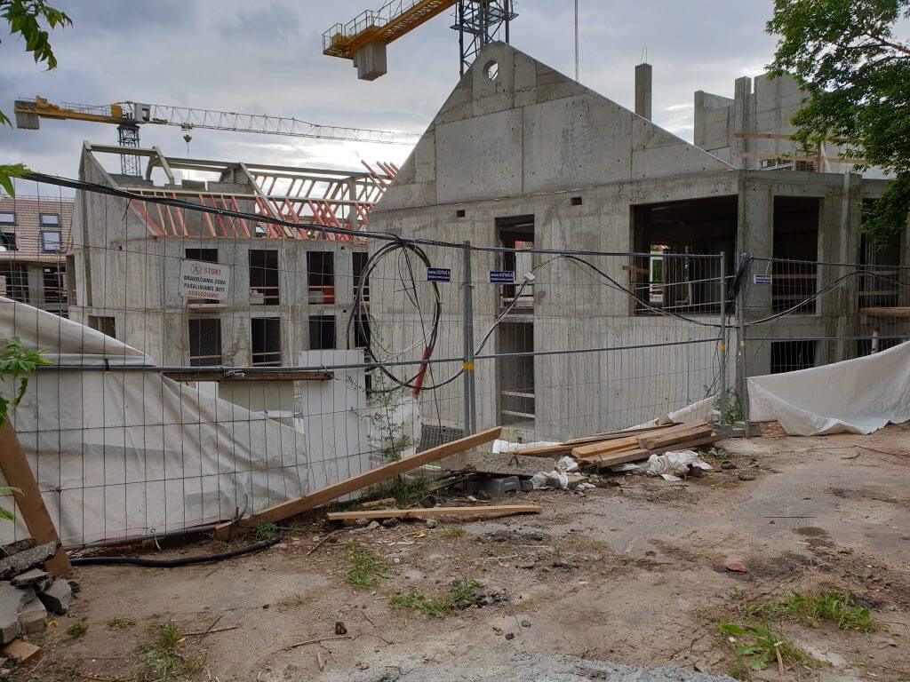 Misionierių sodai (Subačiaus g. 20) - Multi apartment - construction photos