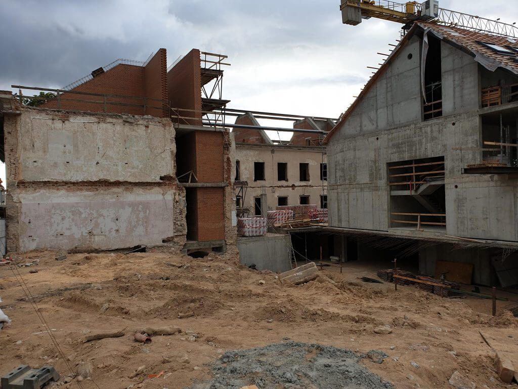 Misionierių sodai (Subačiaus g. 20) - Multi apartment - construction photos