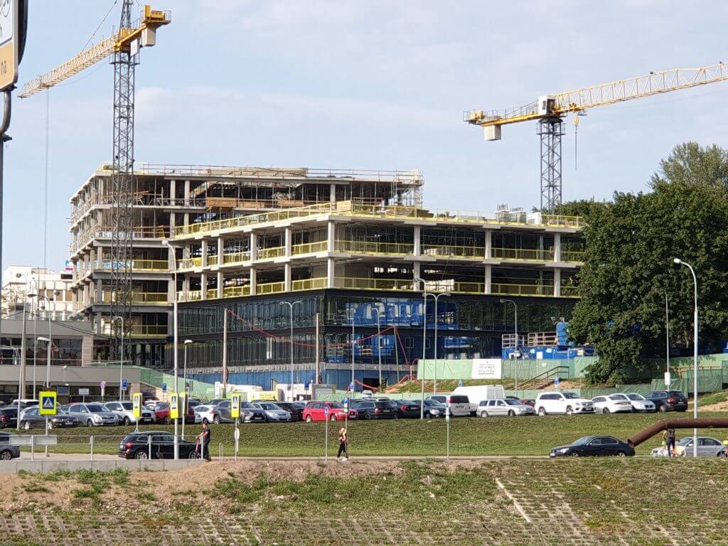 SEB administracinis (Gedimino Baravyko g. 4) - Biroju centrs - būvdarbu attēli