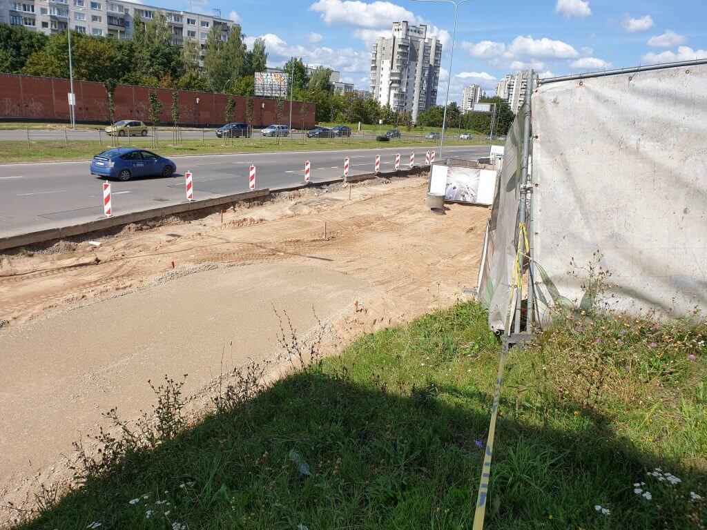 U219 (Ukmergės g. 219) - Office center - construction photos