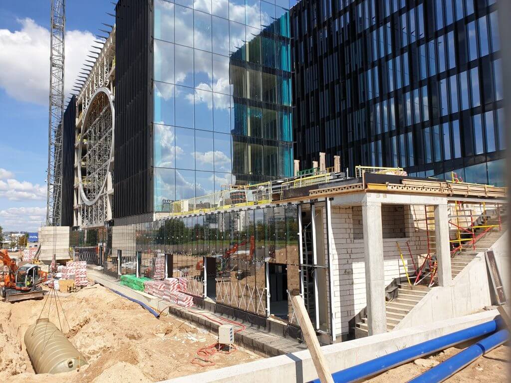 U219 (Ukmergės g. 219) - Office center - construction photos