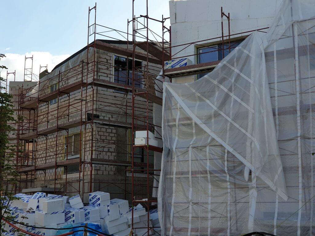 Markučių kalvos (Markučių g. 34, 34A, 36, 36A, 40) - Row housing - construction photos