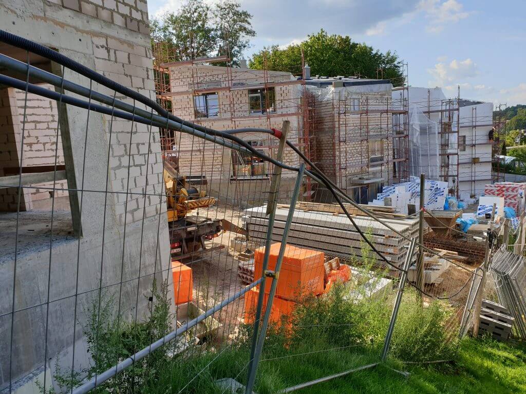 Markučių kalvos (Markučių g. 34, 34A, 36, 36A, 40) - Row housing - construction photos