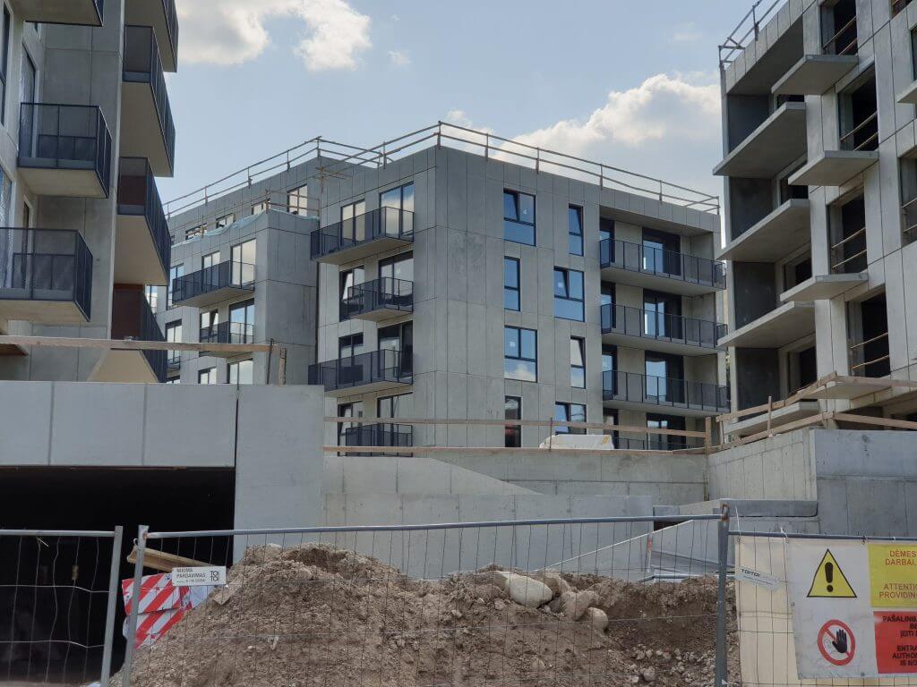 Vilnelės slėnis (Pakraščio g. 20) - Multi apartment - construction photos