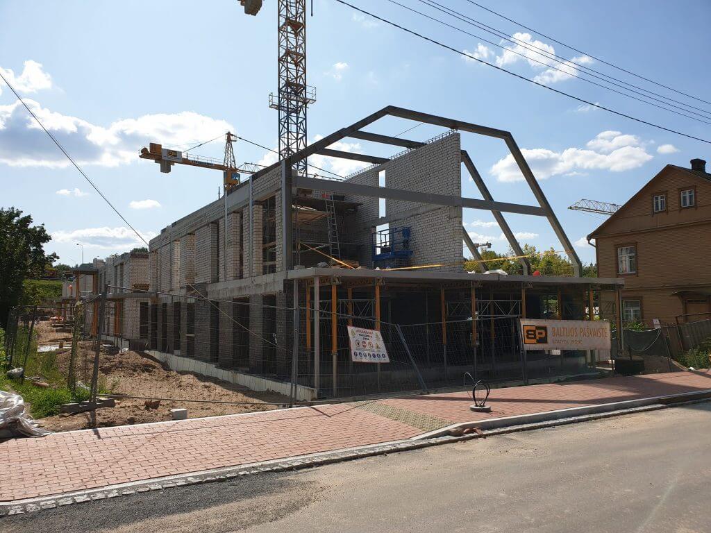 PAUPYS 7 etapas (Aukštaičių g. 19, Paupio g. 50) - Multi apartment - construction photos