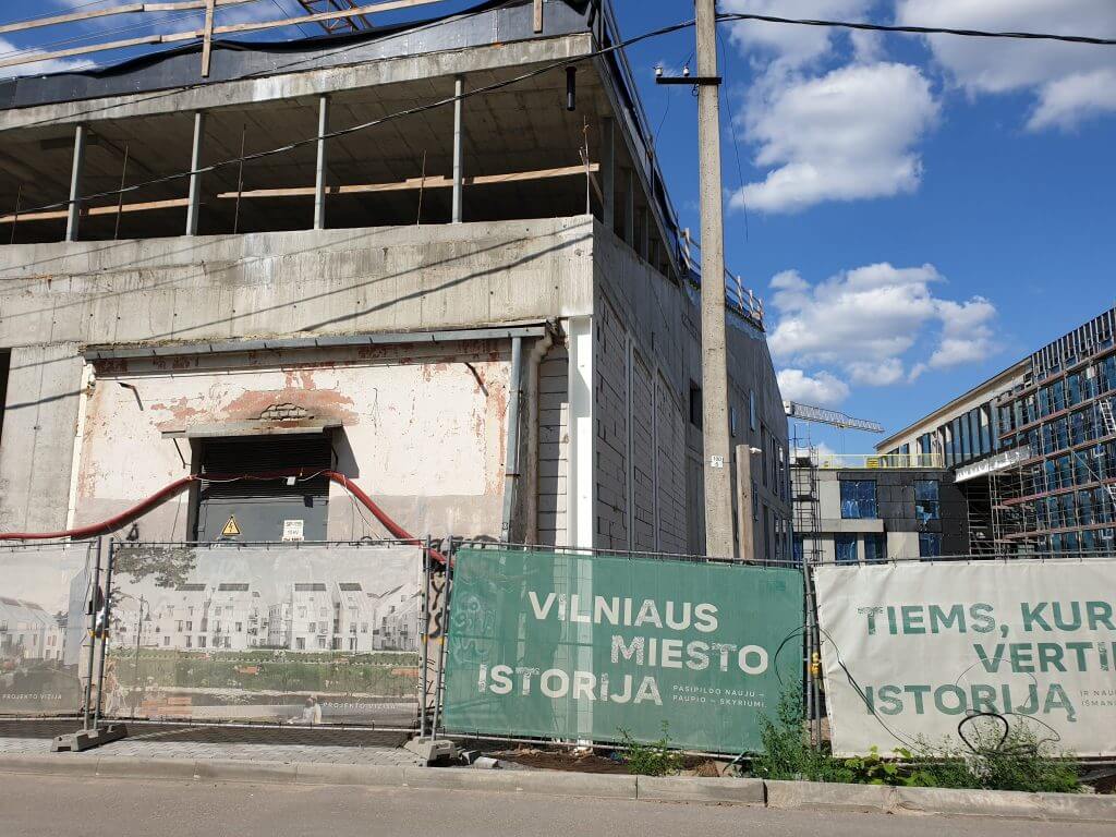 Verslo namai PAUPYS (Aukštaičių g.) - Office center - construction photos