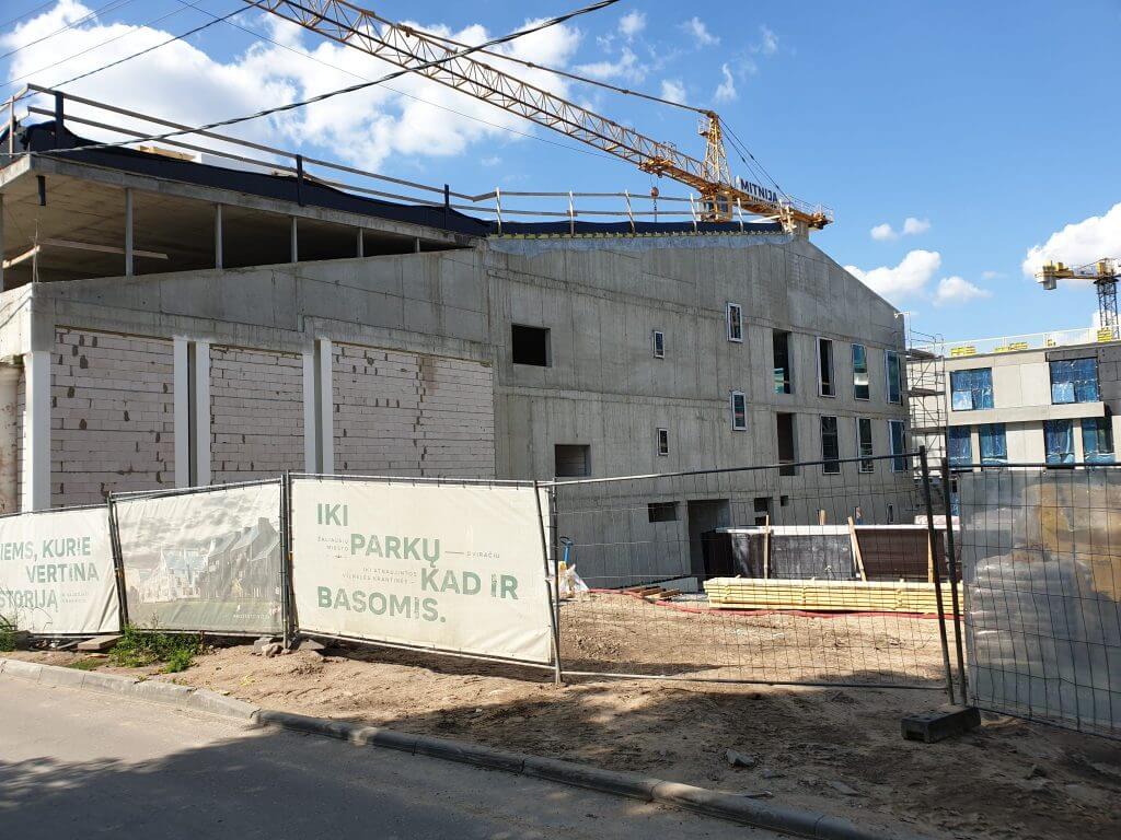 Verslo namai PAUPYS (Aukštaičių g.) - Office center - construction photos