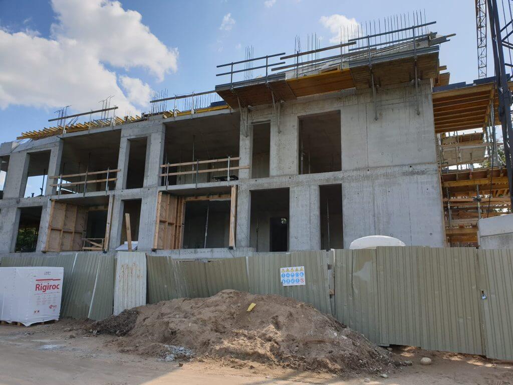 Aukštupis (Krivūlės g. 9) - Multi apartment - construction photos