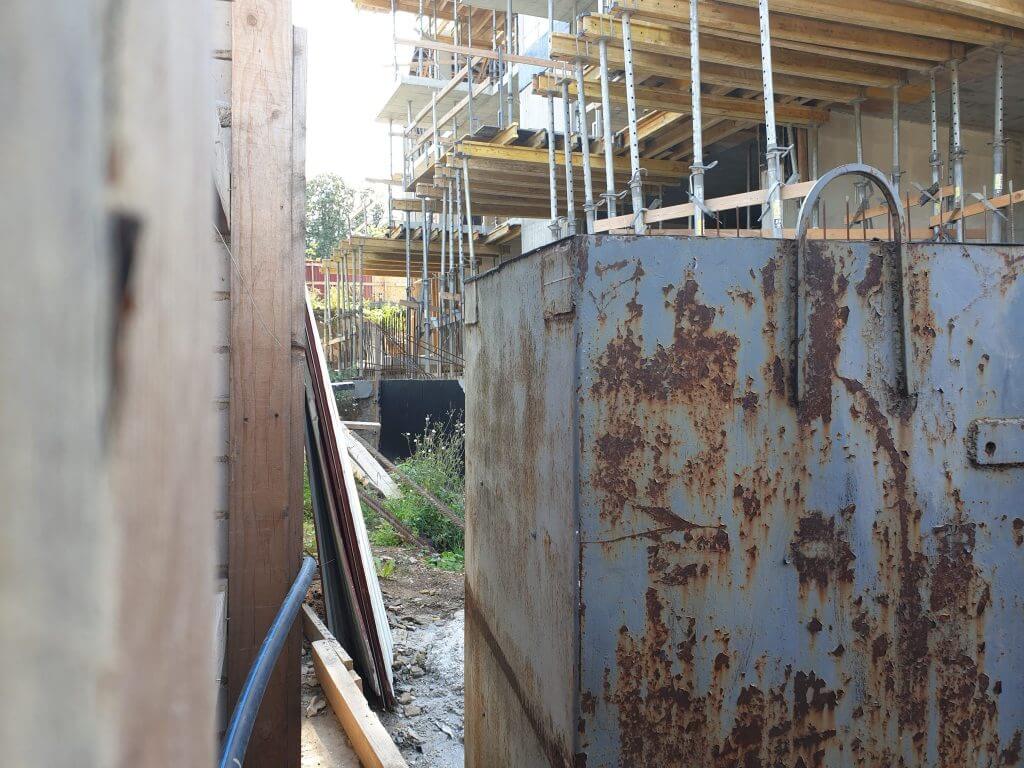 Aukštupis (Krivūlės g. 9) - Multi apartment - construction photos